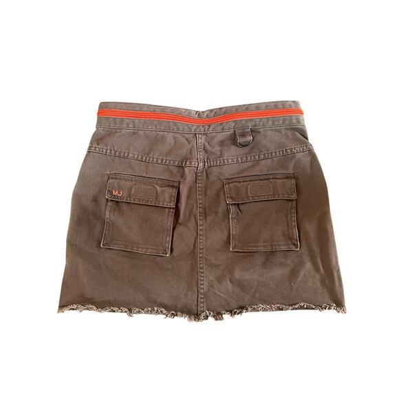 Marc Jacobs Cotton Denim Cargo Mini Skirt Size 4 - Picture 2 of 3